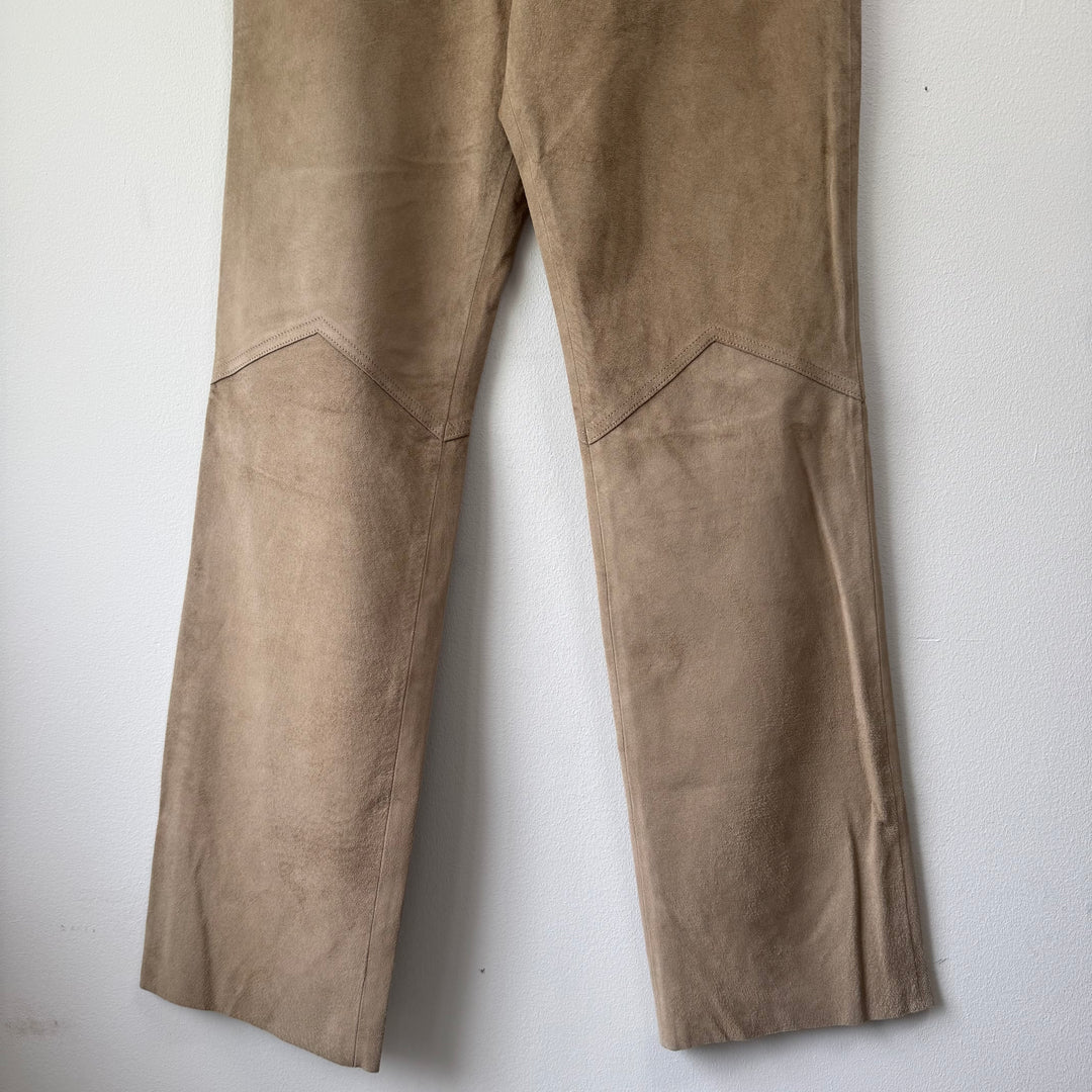 SS2001 Martin Margiela Relaxed Pig Suede Leather Pants