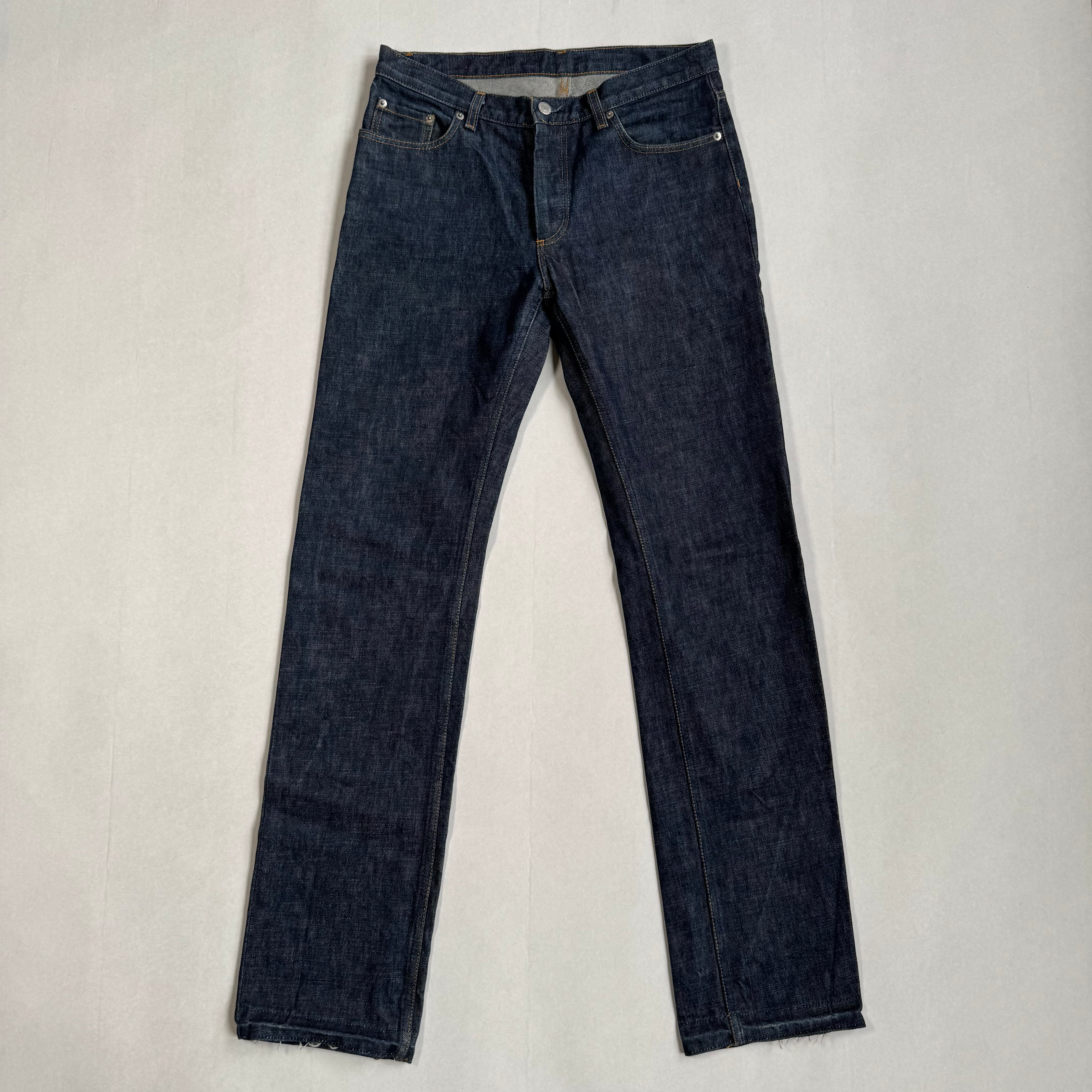 Helmut Lang 1999 Relaxed Cut Vintage Stained Denim – Recollected