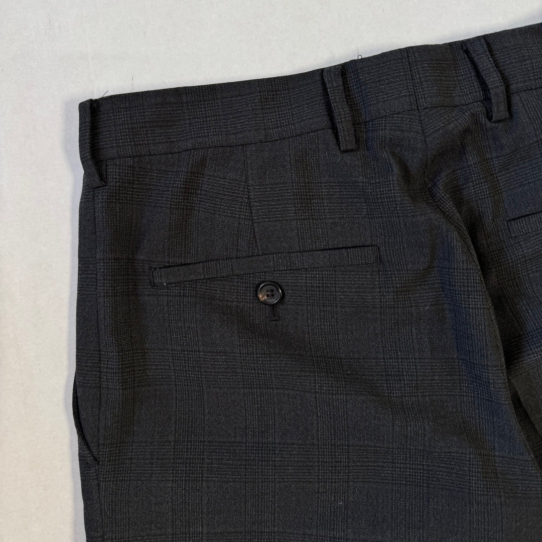 Miu Miu 2022 Checkered Prince Of Wales Pleated Fine Wool Pants