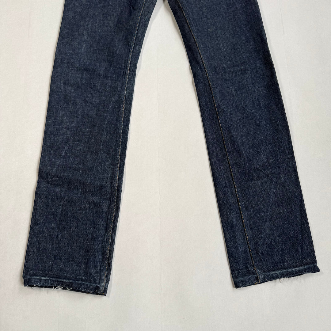 Helmut Lang 1999 Relaxed Cut Vintage Stained Denim