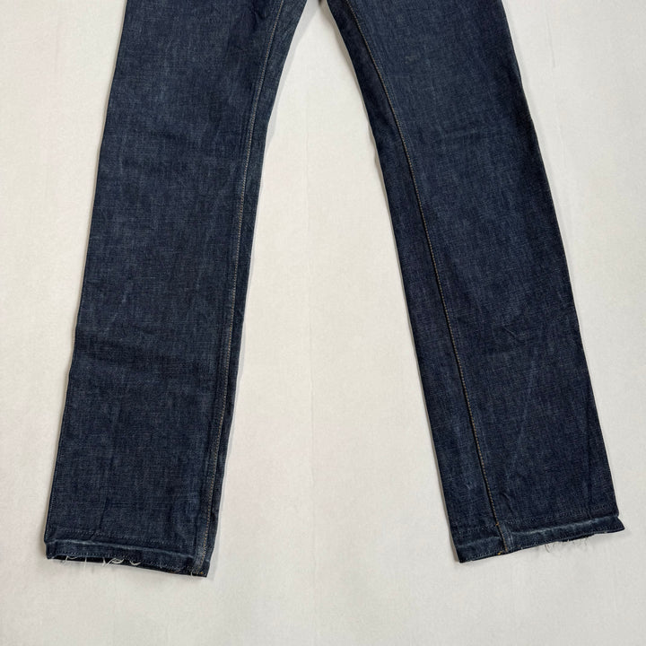 Helmut Lang 1999 Relaxed Cut Vintage Stained Denim