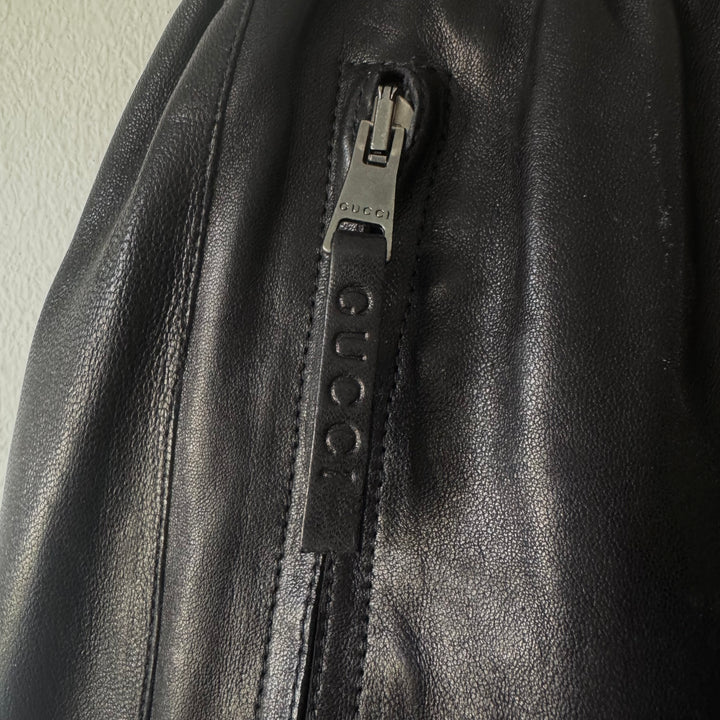 Gucci By Tom Ford Leather Lounge Pants