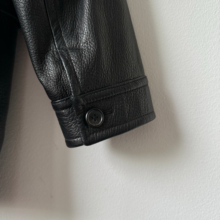 Prada 2000's Mainline Deer Leather Overcoat