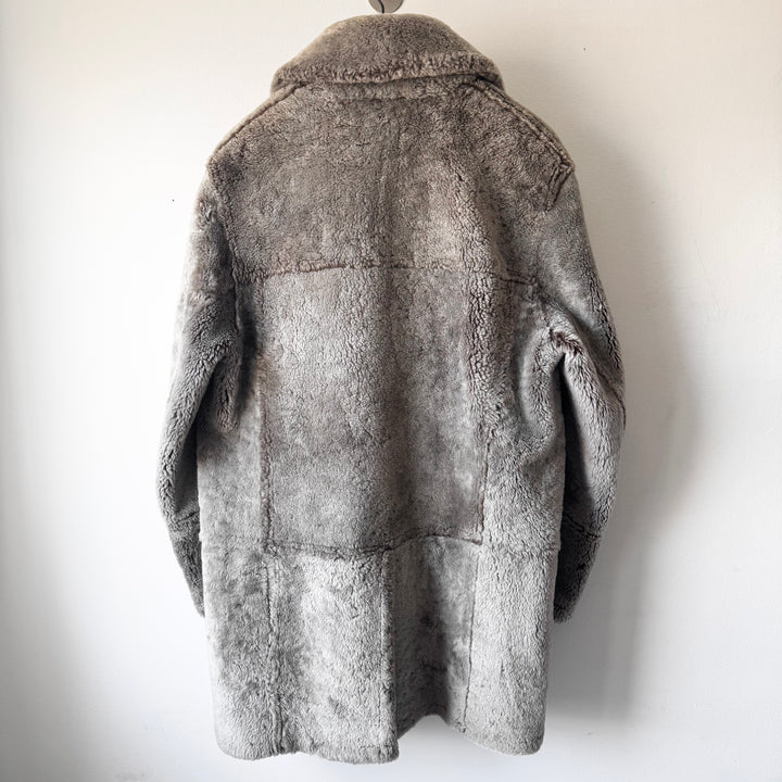 Gucci By Tom Ford FW1996 Oversized Heavy Shearling Leather Coat
