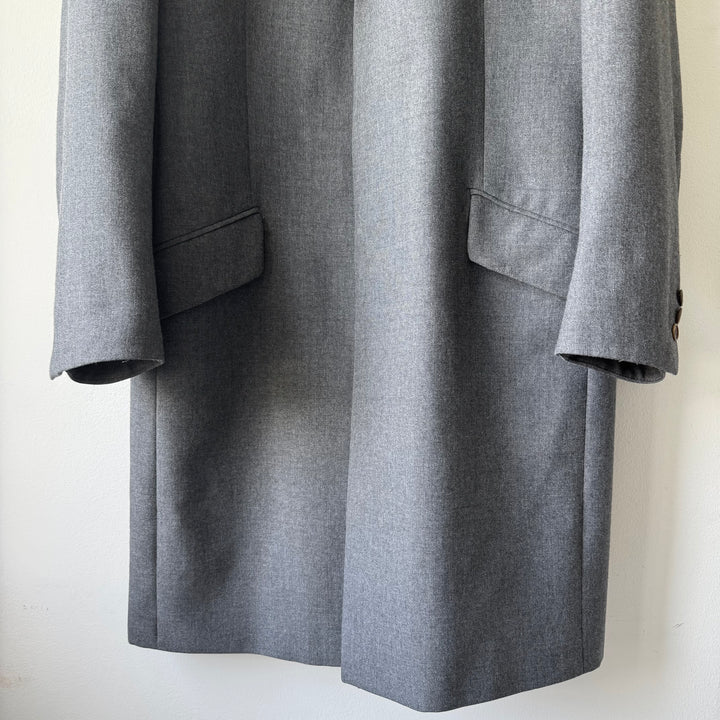 Helmut Lang 1980’s Gray Wool Coat