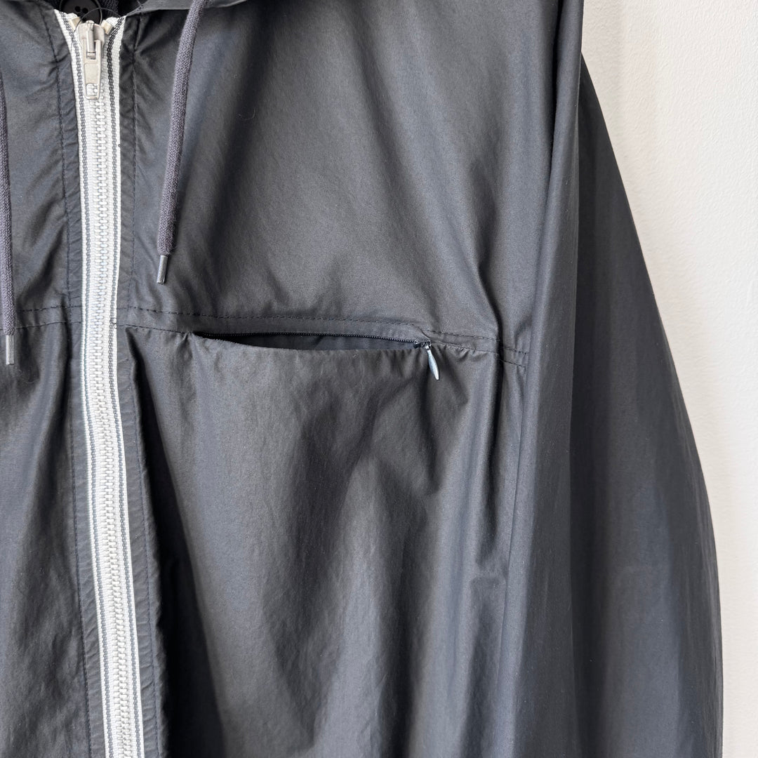 Helmut Lang SS1999 Black Cotton/Polyamide Packable Parachute Anorak