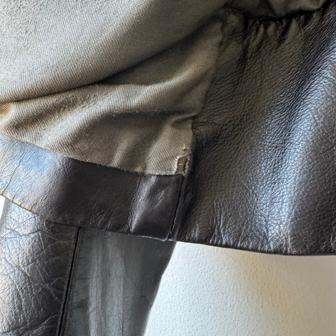 SS2001 Martin Margiela 5-Zip Leather Moto Café Racer Jacket