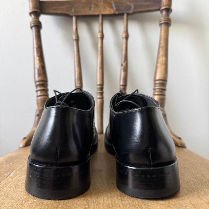 Miu Miu 1990’s Bi-Color Black/Brown Oxford Leather Shoes