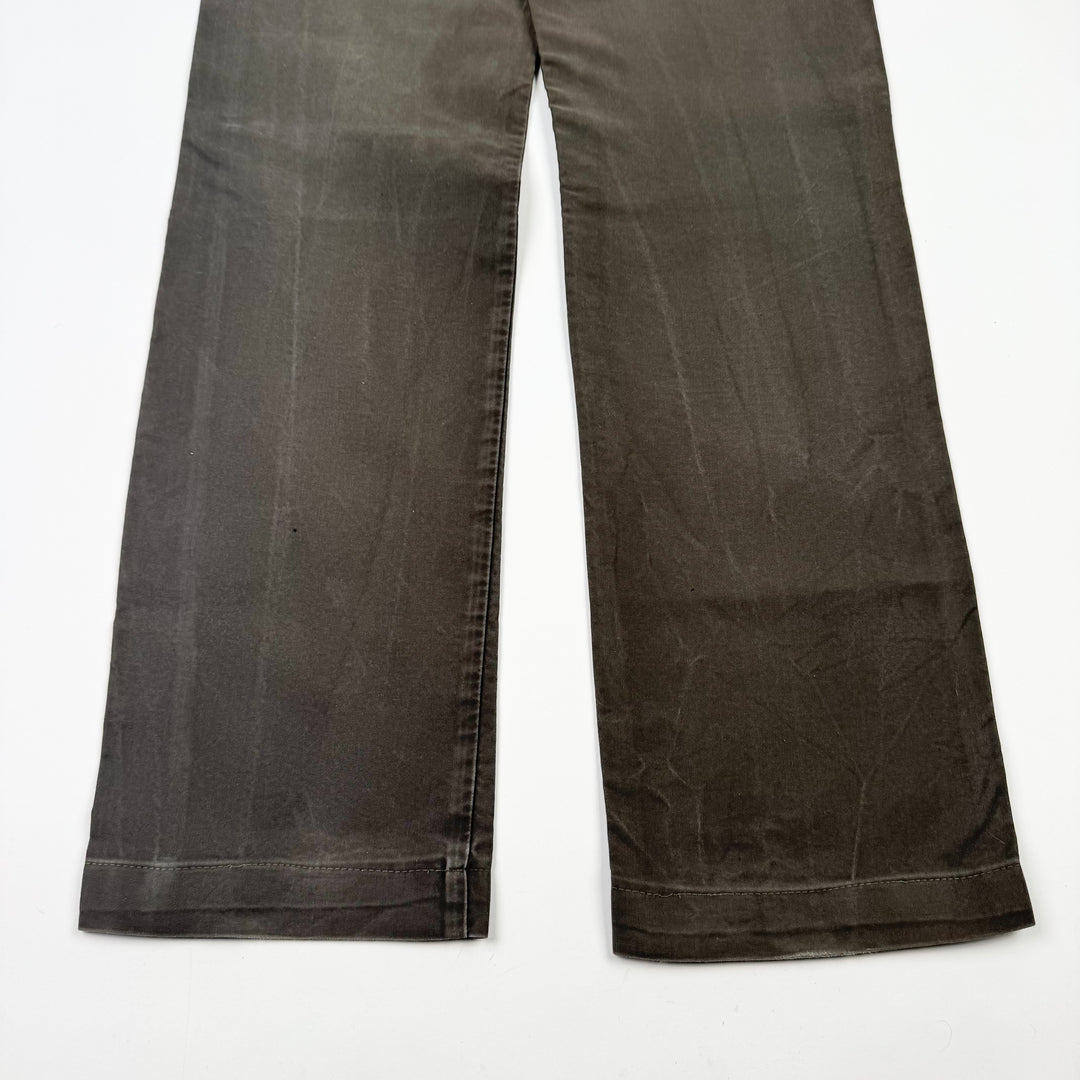 Gucci By Tom Ford SS2003 Olive Green Relaxed Straight Military Pants