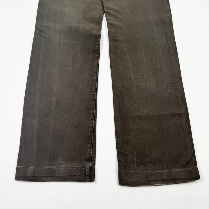 Gucci By Tom Ford SS2003 Olive Green Relaxed Straight Military Pants