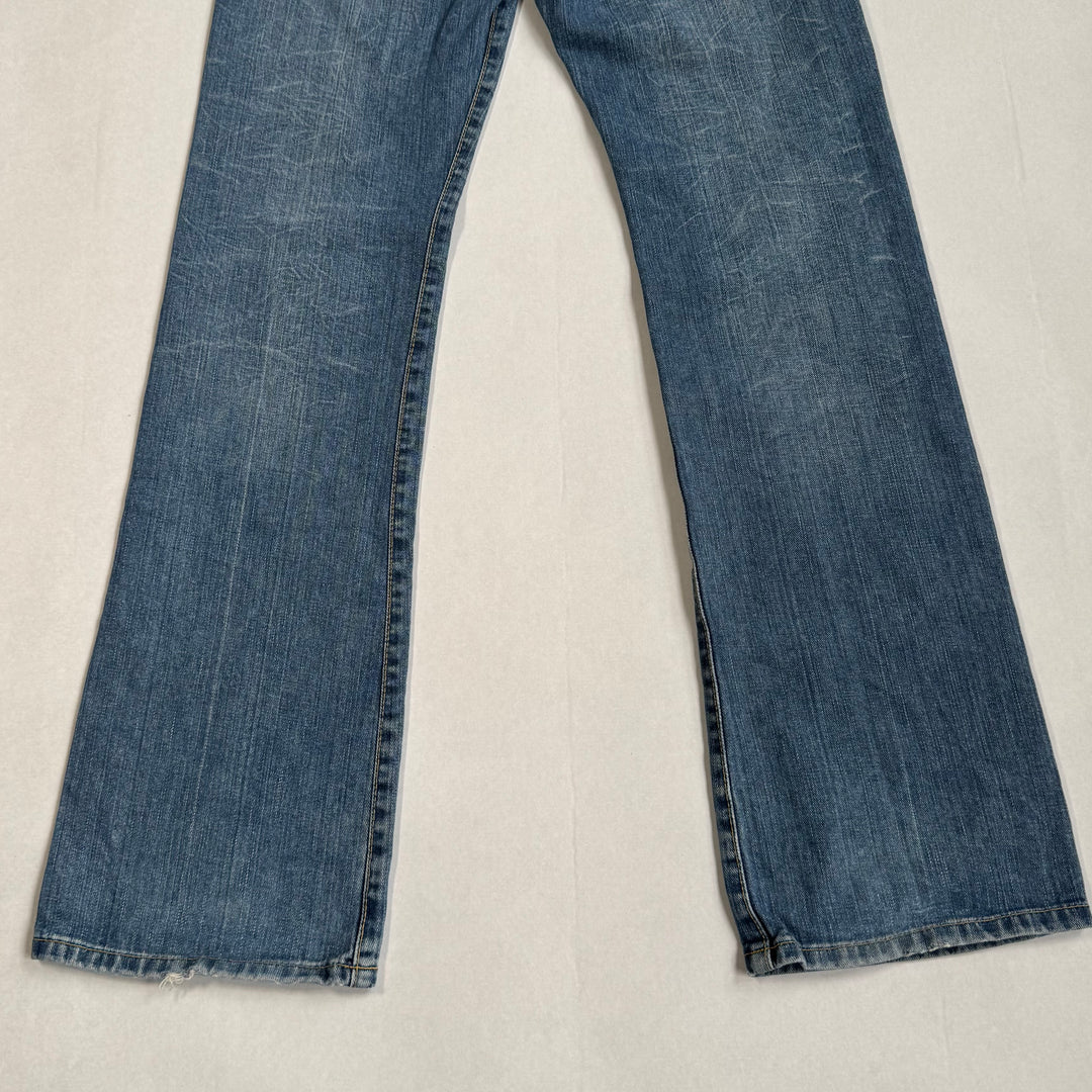 Acne Studios 2000´s Washed Blue Boot-Cut Denim