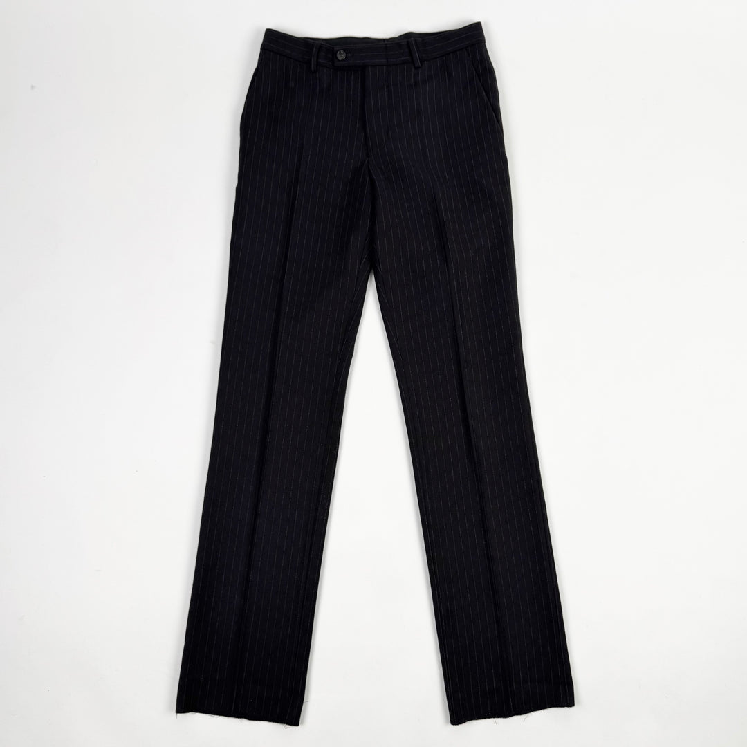 Gucci By Tom Ford 1990’s Gray Pinstripe Tailored Straight Suit Trousers