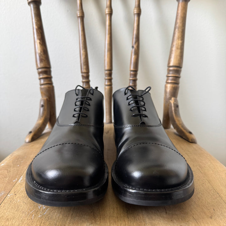 Miu Miu 1990’s Bi-Color Black/Brown Oxford Leather Shoes