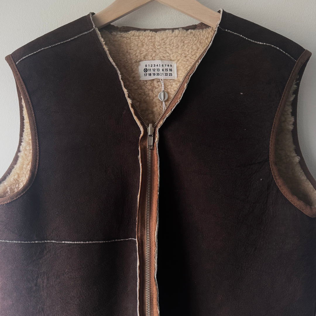 AW2000 Martin Margiela Reversible Shearling Vest