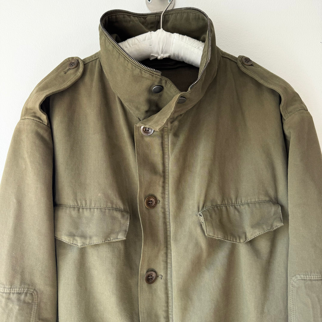 AW2008 Martin Margiela Army Green Fleece Lined Military Parka