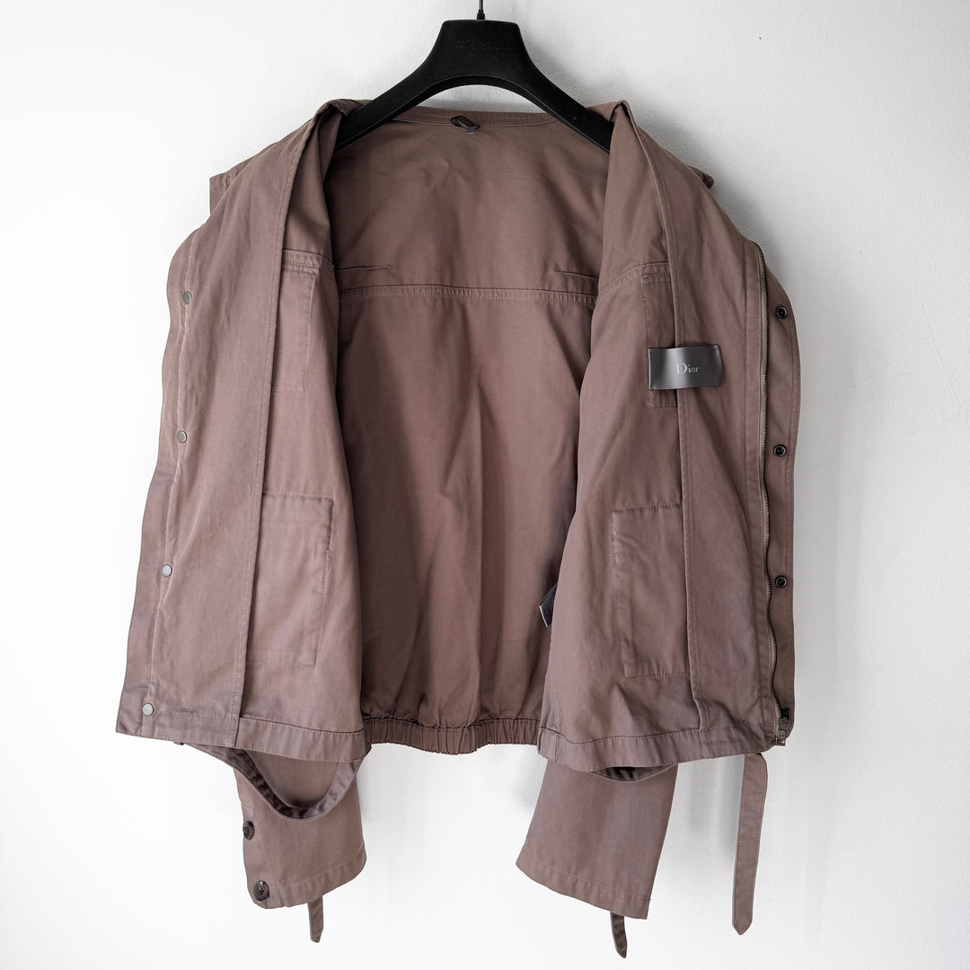Dior Homme SS2006 Khaki Cotton M65 Military Safari Jacket