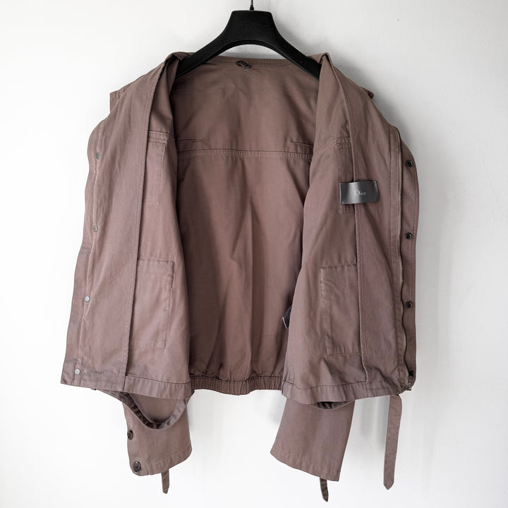 Dior Homme SS2006 Khaki Cotton M65 Military Safari Jacket