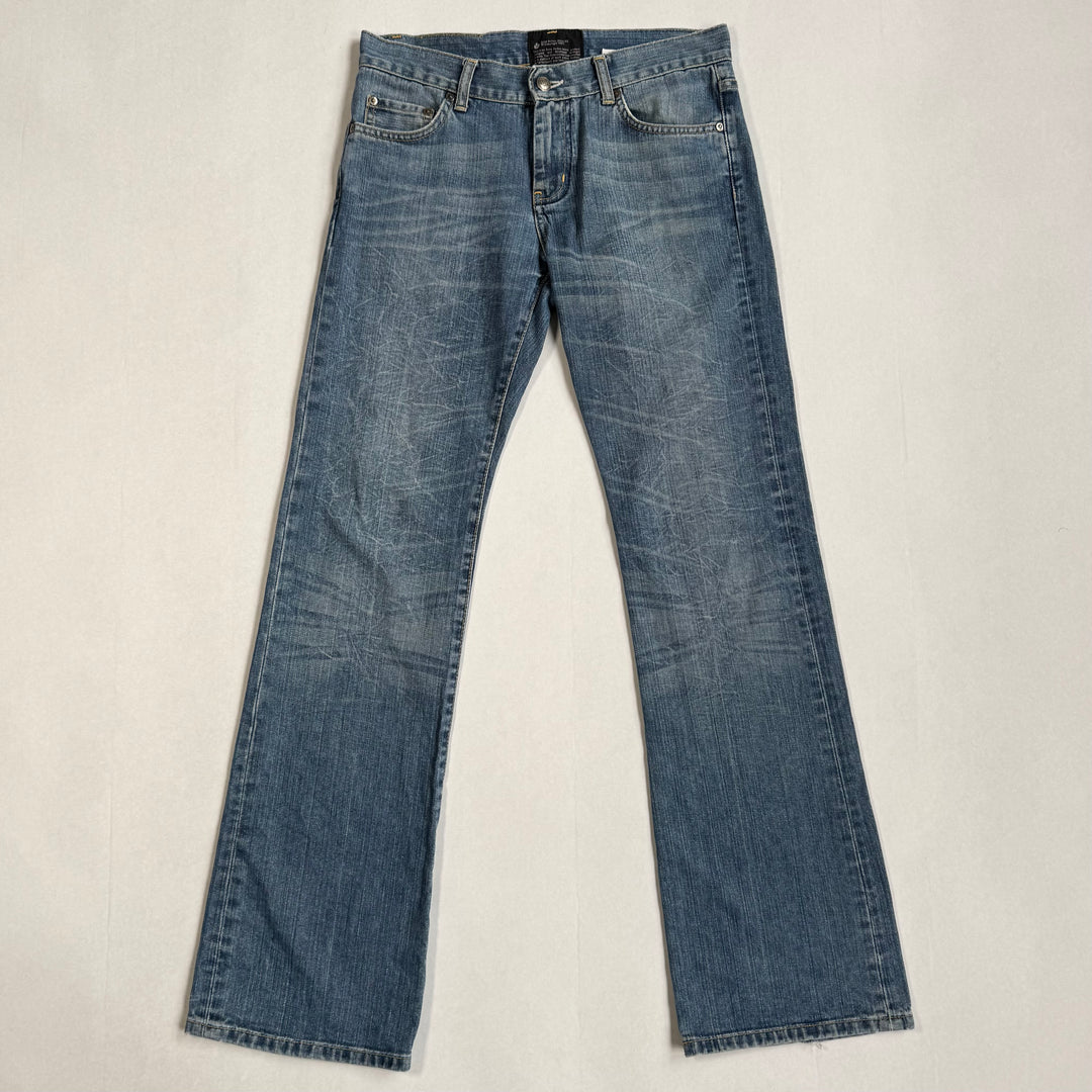 Acne Studios 2000´s Washed Blue Boot-Cut Denim
