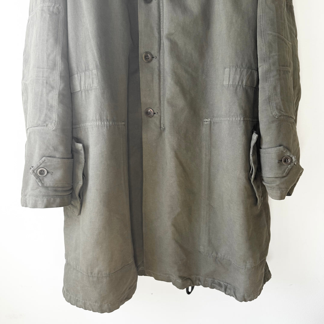 AW2008 Martin Margiela Army Green Fleece Lined Military Parka