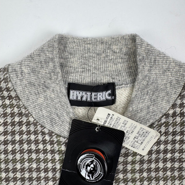 Hysteric Glamour Checkered Bomber Sweatshirt