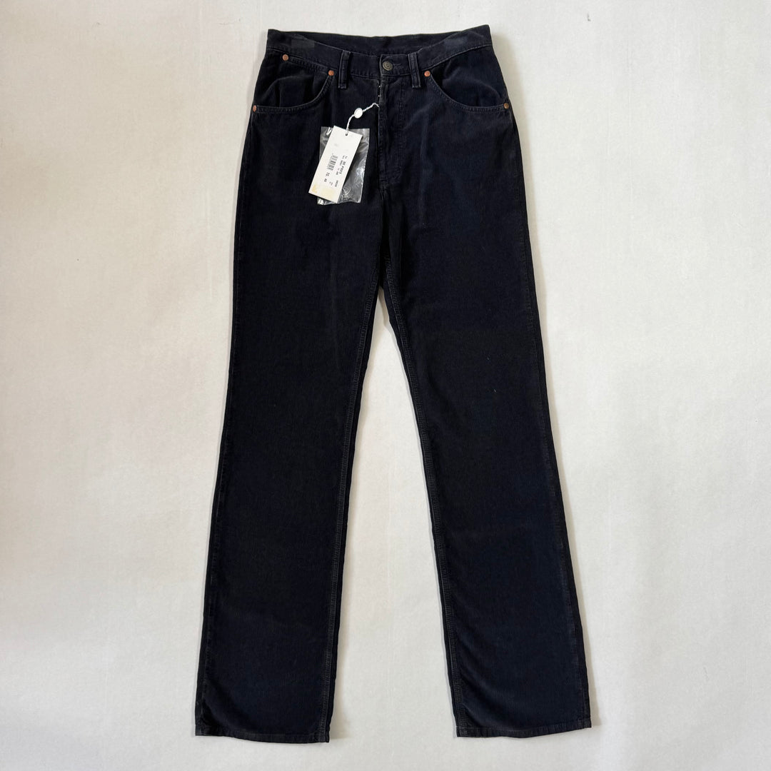 AW2005 Martin Margiela Navy Cotton Corduroy Relaxed Straight Pants