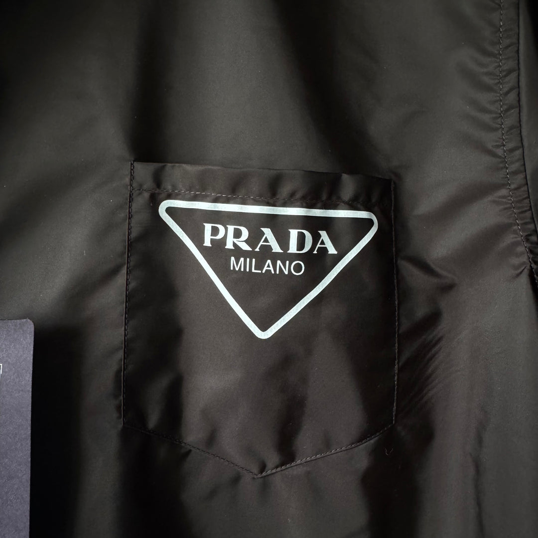 Prada SS2023 Short-Sleeved Double Match Re-Nylon Shirt