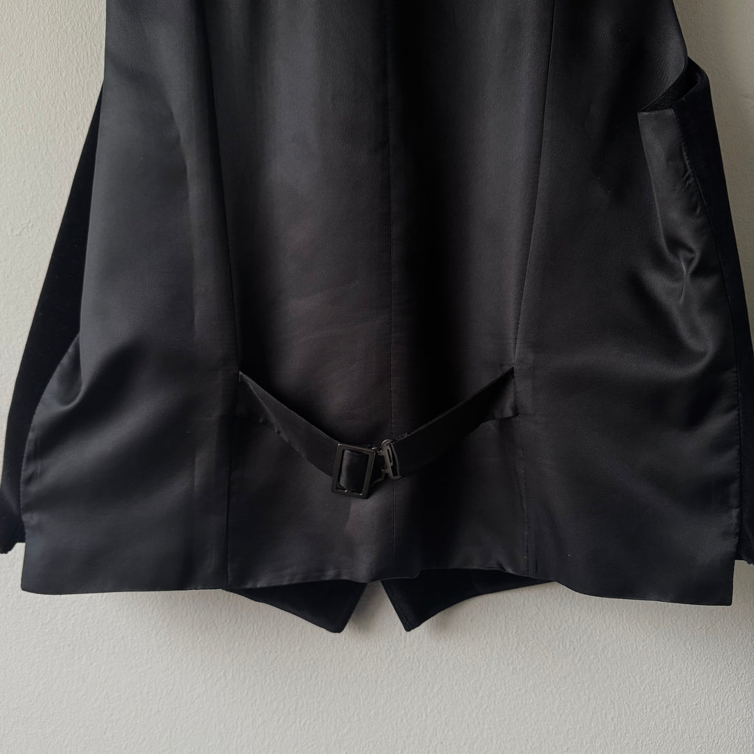 Prada SS22 Logo Velvet Dress Vest
