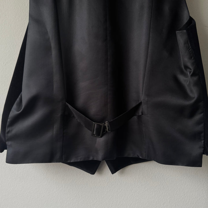 Prada SS22 Logo Velvet Dress Vest