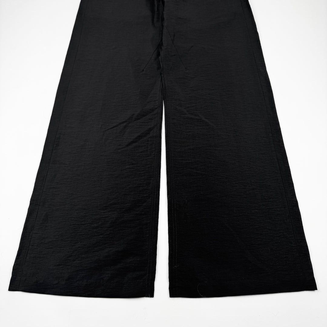 Rick Owens SS2023 Black Linen Relaxed Geth Pants