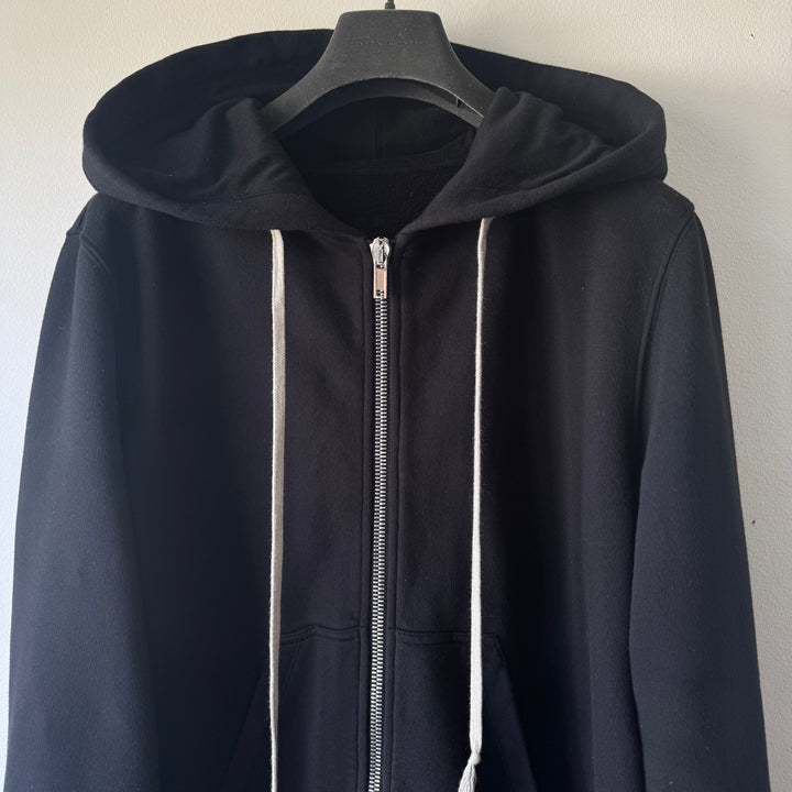Rick Owens DRKSHDW FW22 Felpa Fleece Cotton Jason Zip-Up Hoodie