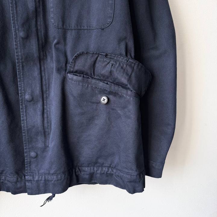 AW2003 Martin Margiela Navy Cotton Dutch Army Field Jacket