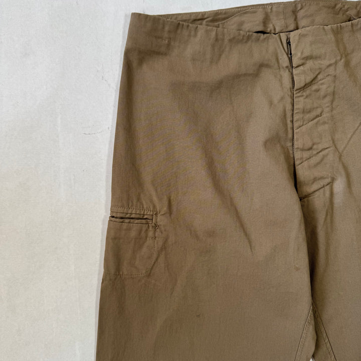SS2002 Martin Margiela Khaki Cotton McQueen Pants