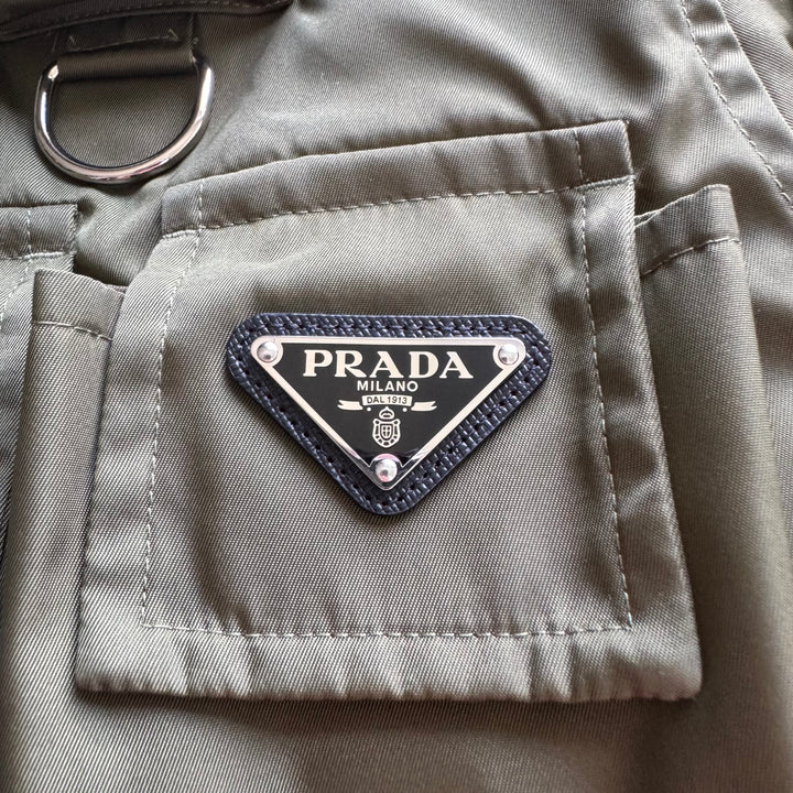 Prada SS2024 Re-Nylon Short-Sleeved Cargo Safari Shirt