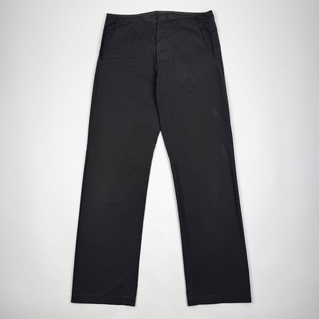 SS2009 Martin Margiela Gray McQueen Cotton Relaxed Pants