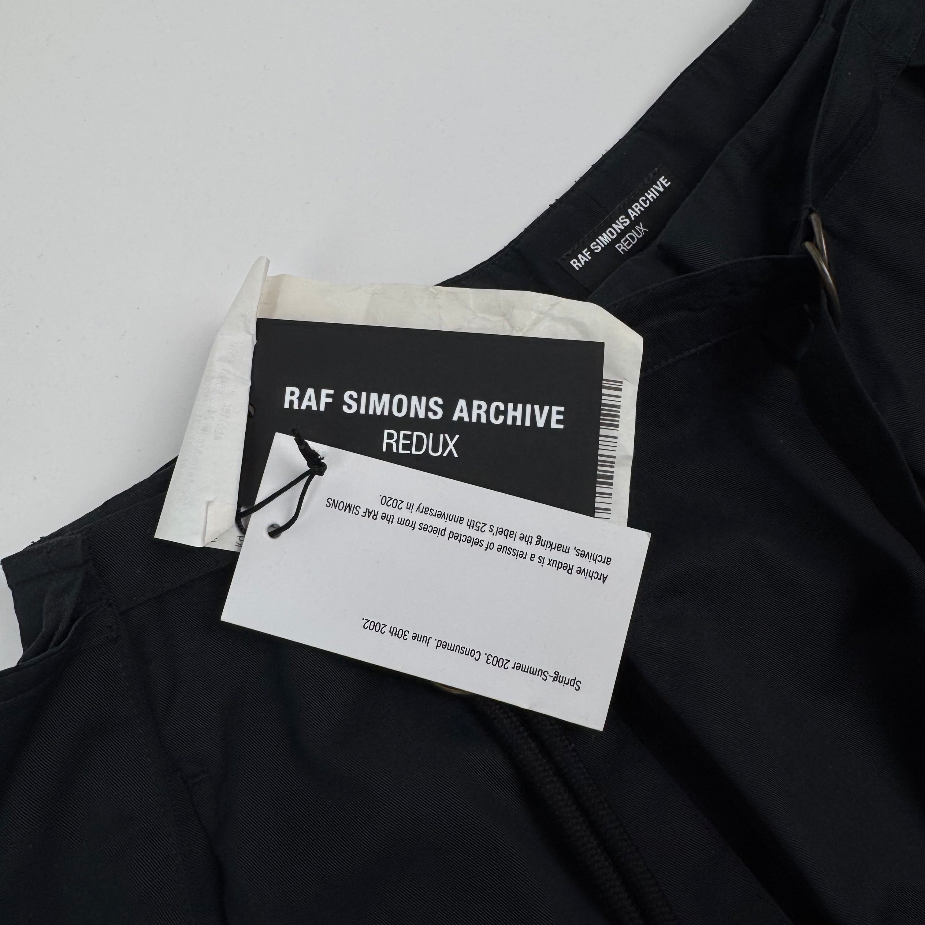 Raf Simons Archive Redux SS03 Consumed Parachute Bondage Cargo