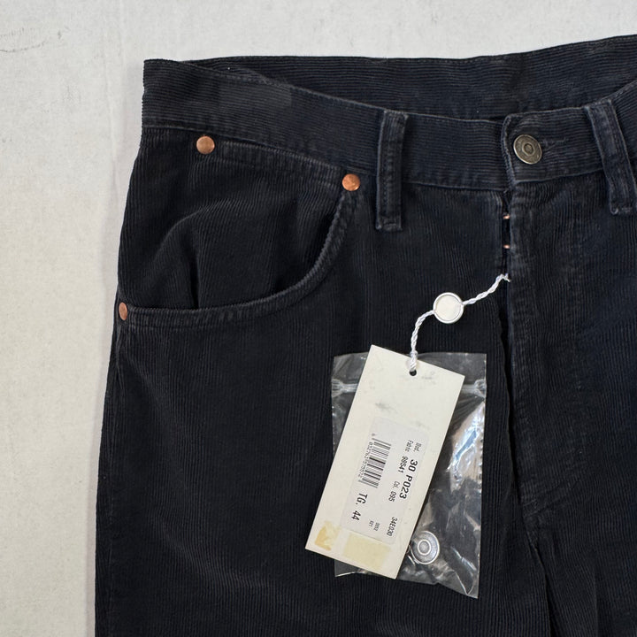 AW2005 Martin Margiela Navy Cotton Corduroy Relaxed Straight Pants