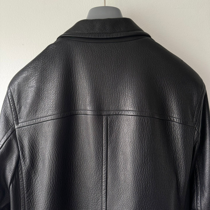 Prada 2000's Mainline Deer Leather Overcoat