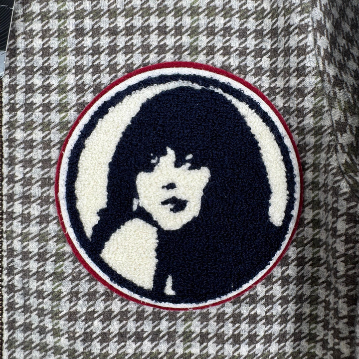 Hysteric Glamour Checkered Bomber Sweatshirt