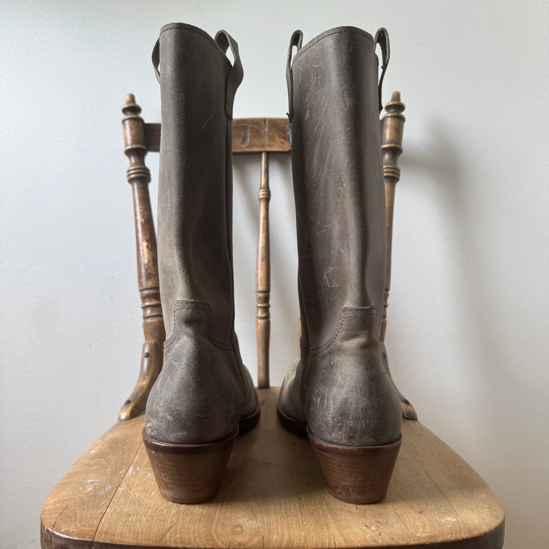 Miu Miu 2000's Vintage Effect Western Cowboy Boots