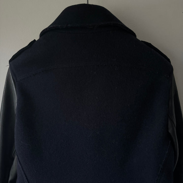 AW2013 Acne Studios Cassady Wool/Leather Biker Jacket