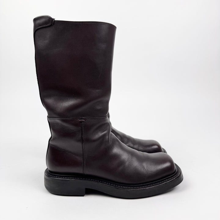 Prada FW1999 Brown Leather Riding Boots