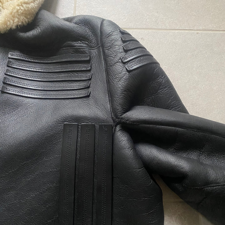 Rick Owens FW13 Runway Shearling Parka/Hooded Coat