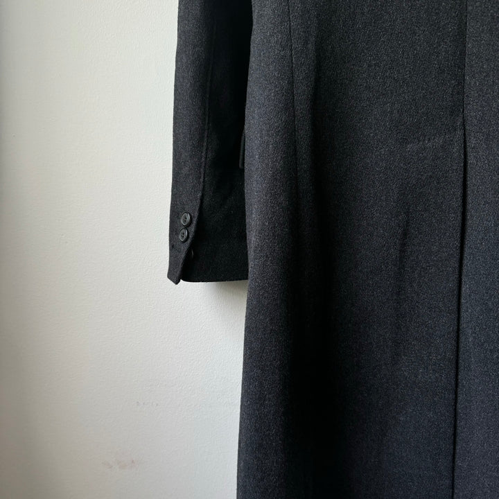 AW2004 Martin Margiela Dark Grey Wool Long-Coat