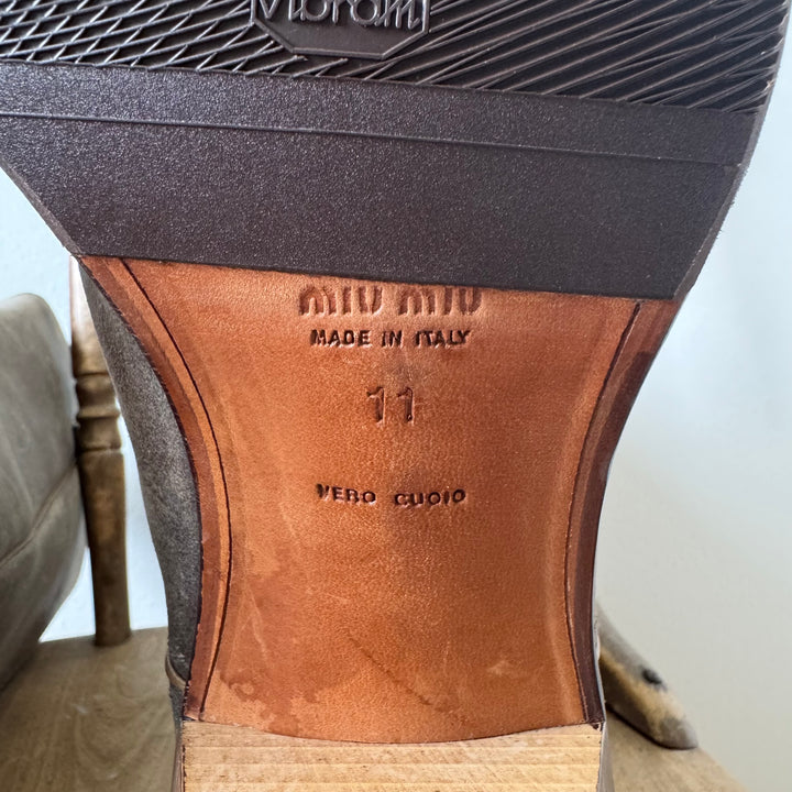 Miu Miu 2000's Vintage Effect Western Cowboy Boots