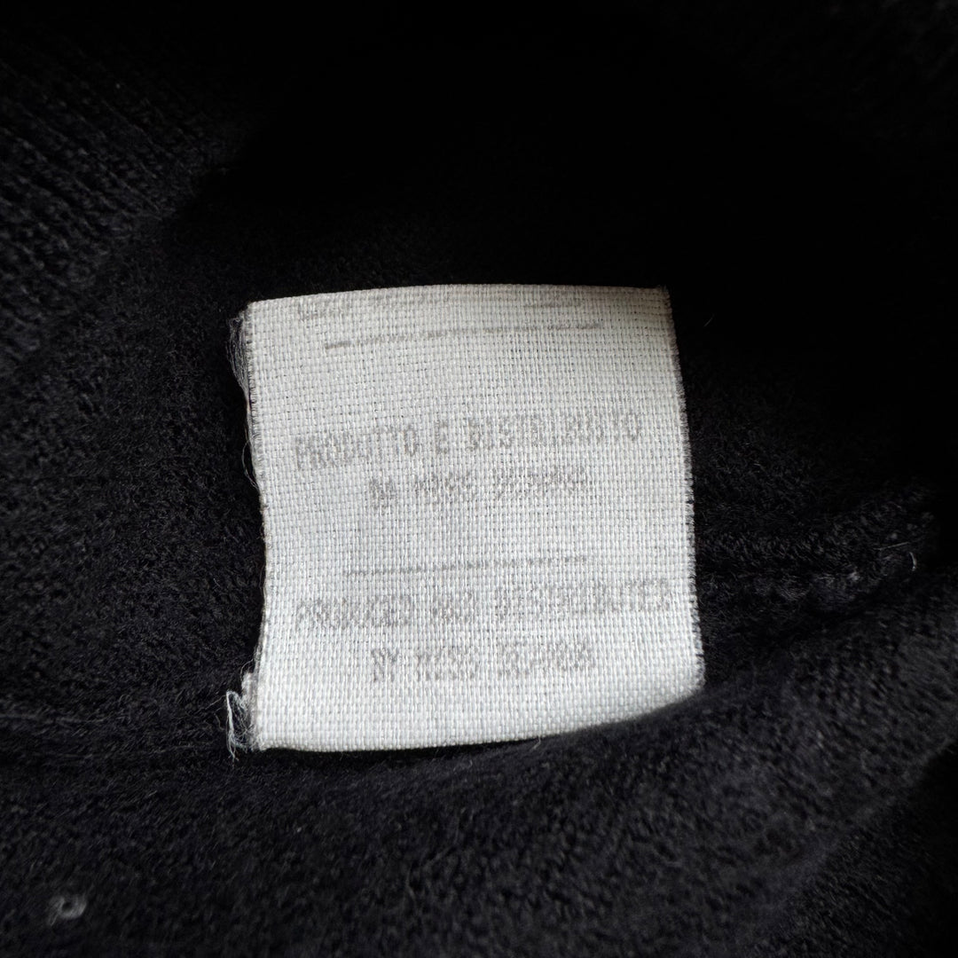 SS2001 Martin Margiela Black Wool/Cotton Knitted Vest