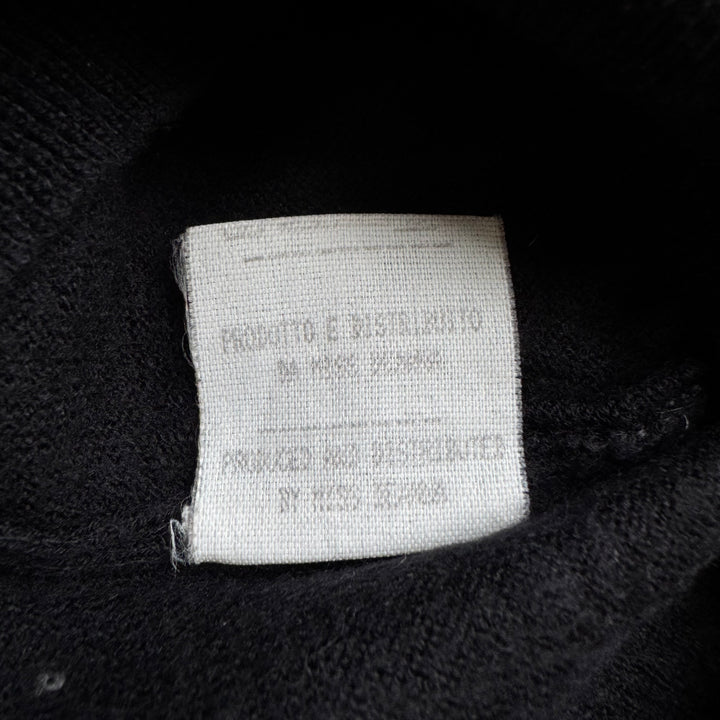 SS2001 Martin Margiela Black Wool/Cotton Knitted Vest