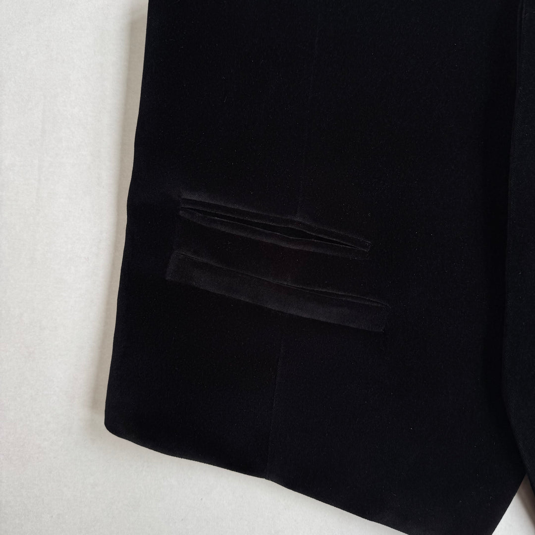 Prada SS22 Logo Velvet Dress Vest