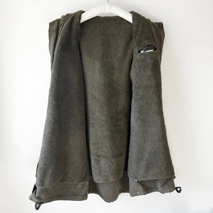AW2008 Martin Margiela Army Green Fleece Lined Military Parka