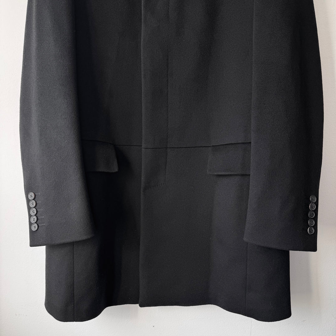 Gucci By Tom Ford FW1999 Black Wool/Cashmere Stand Collar Coat