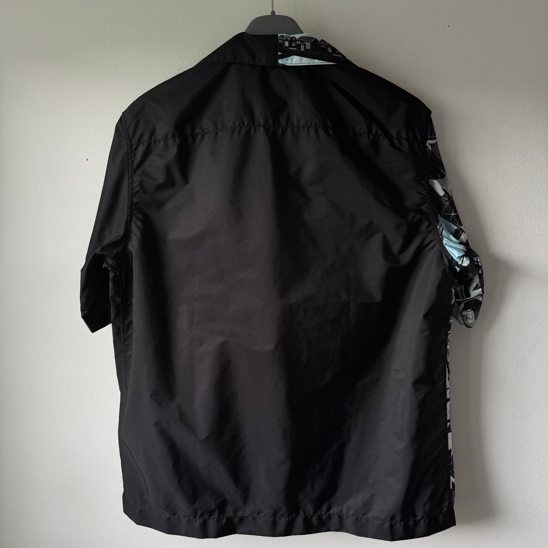 Prada SS2023 Short-Sleeved Double Match Re-Nylon Shirt